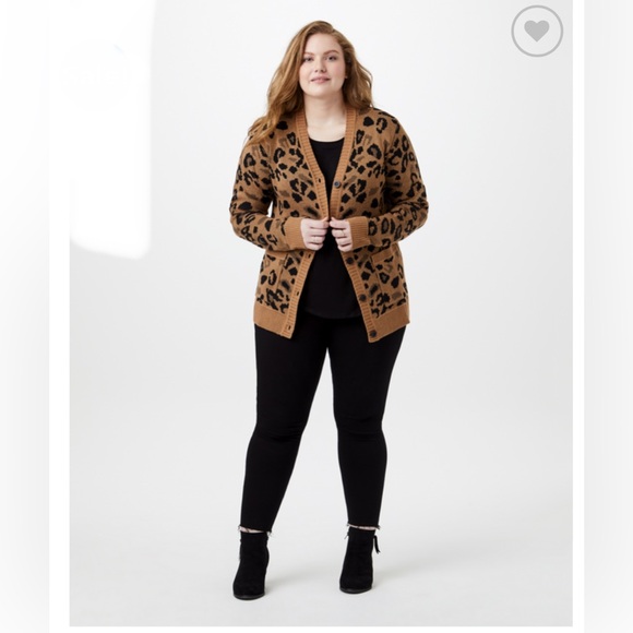 Cheetah cardigan - Picture 2 of 8